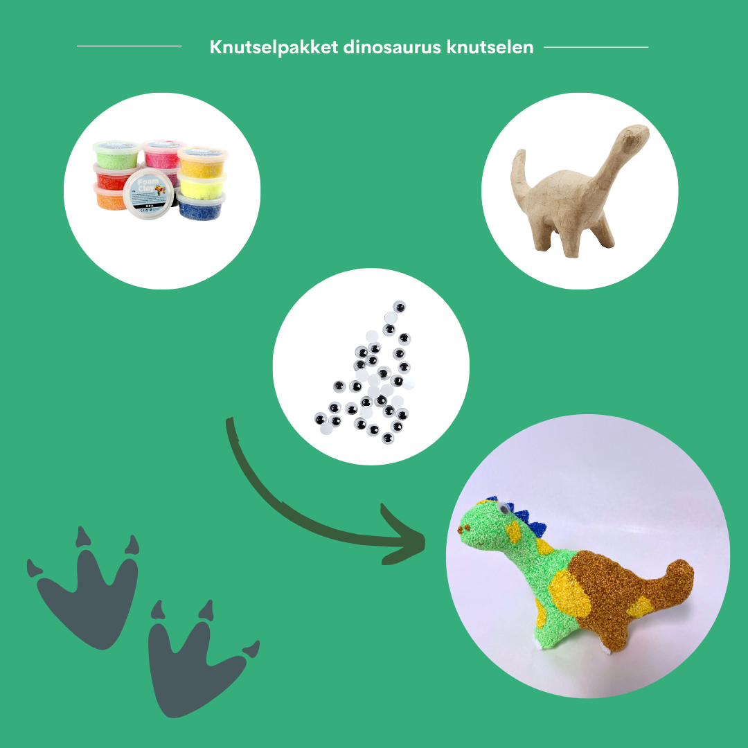 Knutselpakket dino versieren