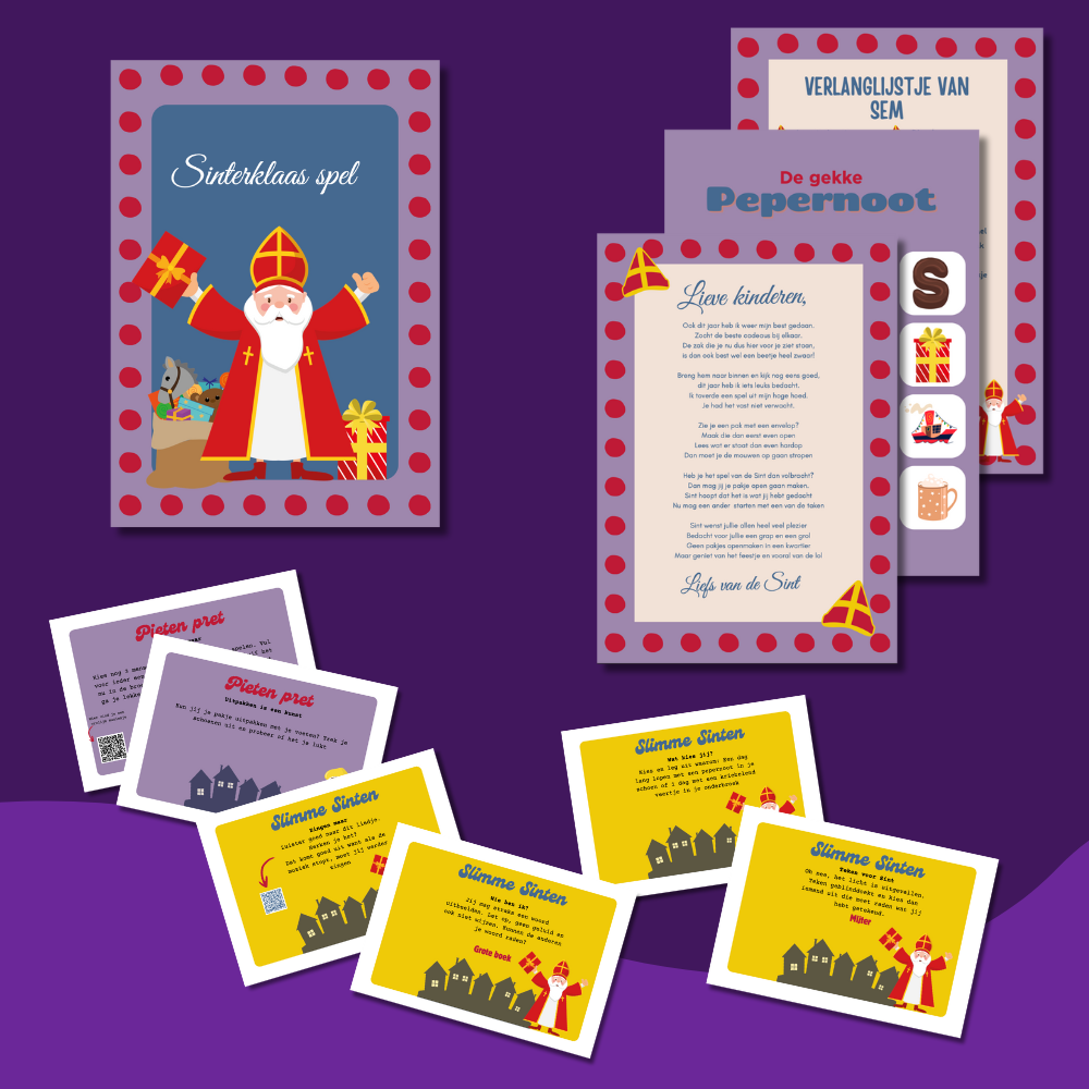 Sinterklaasspel Pakjesavond Pret 2024 – De originele editie 🎁