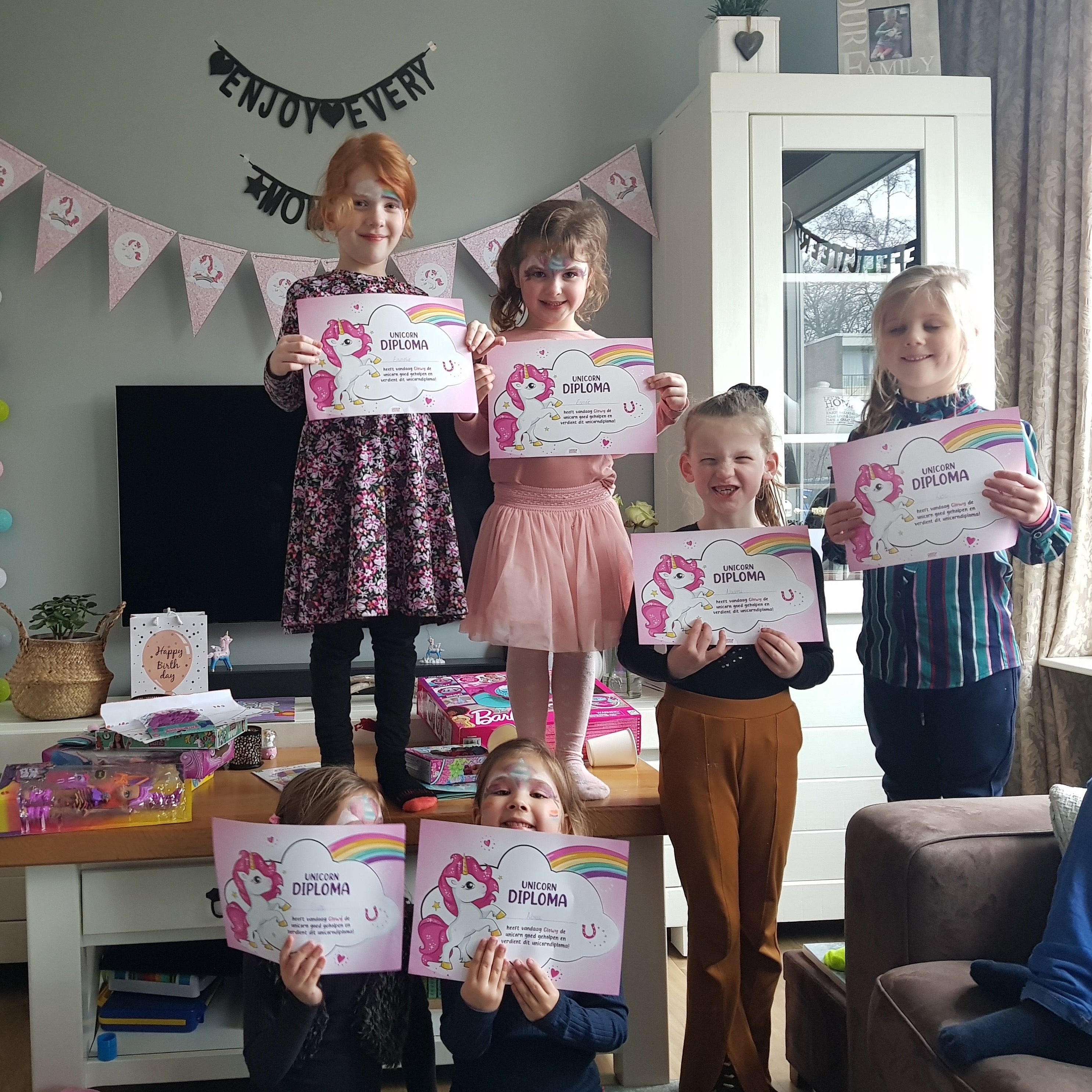 Compleet Unicorn Kinderfeestje – Alles-in-één Pakket voor een Magische Verjaardag