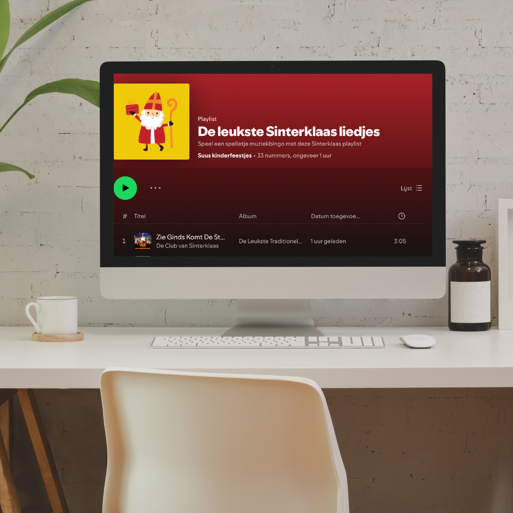 Sinterklaas muziek bingo