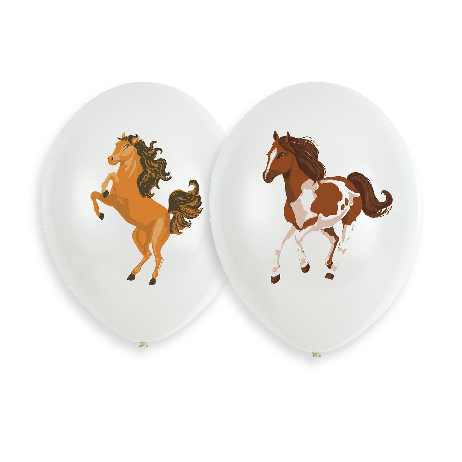 Paarden ballonnen (set van 6)