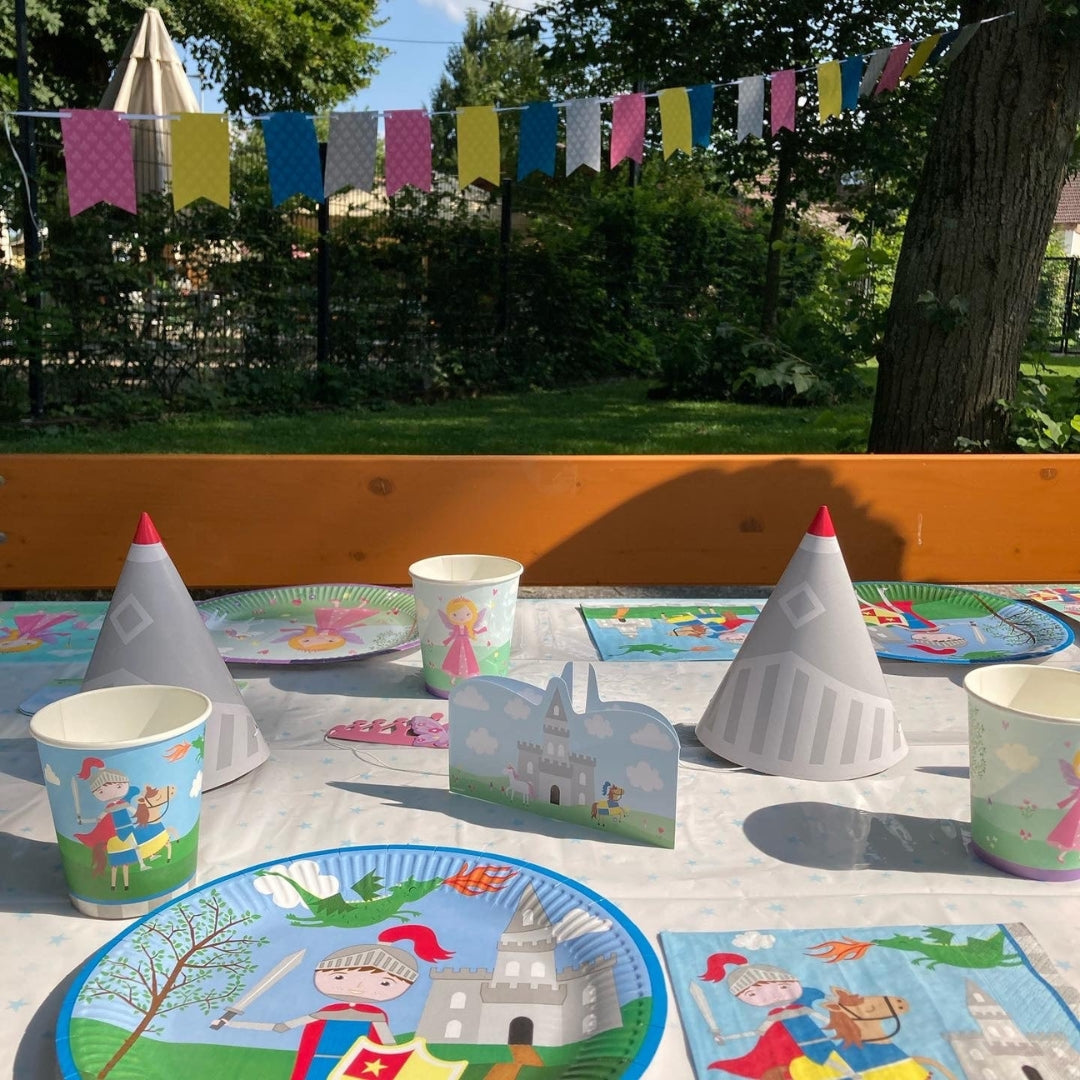 Feestpakket kleine ridder en prinses (8 kinderen)