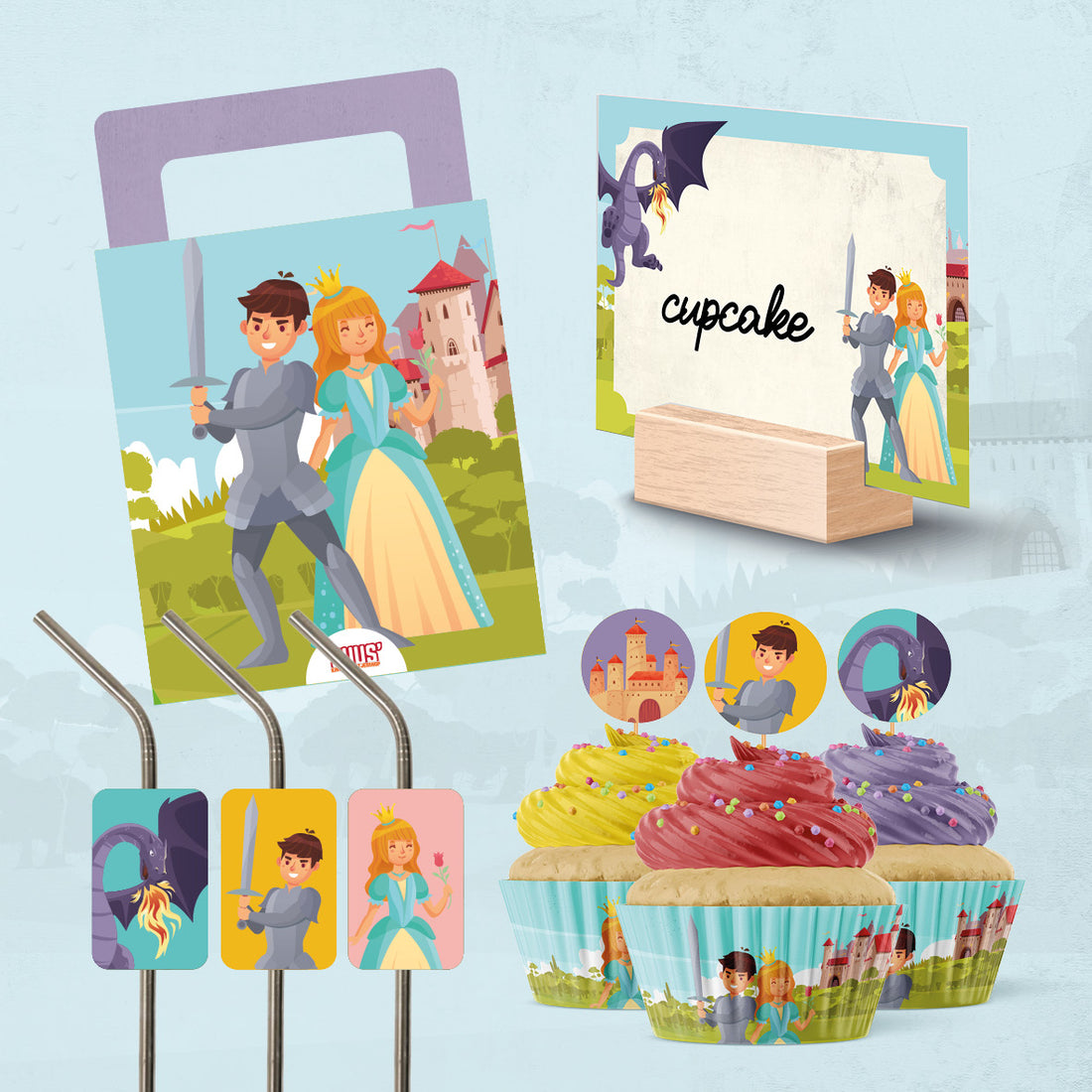 Versiering ridders en prinsessenfeest (printable)