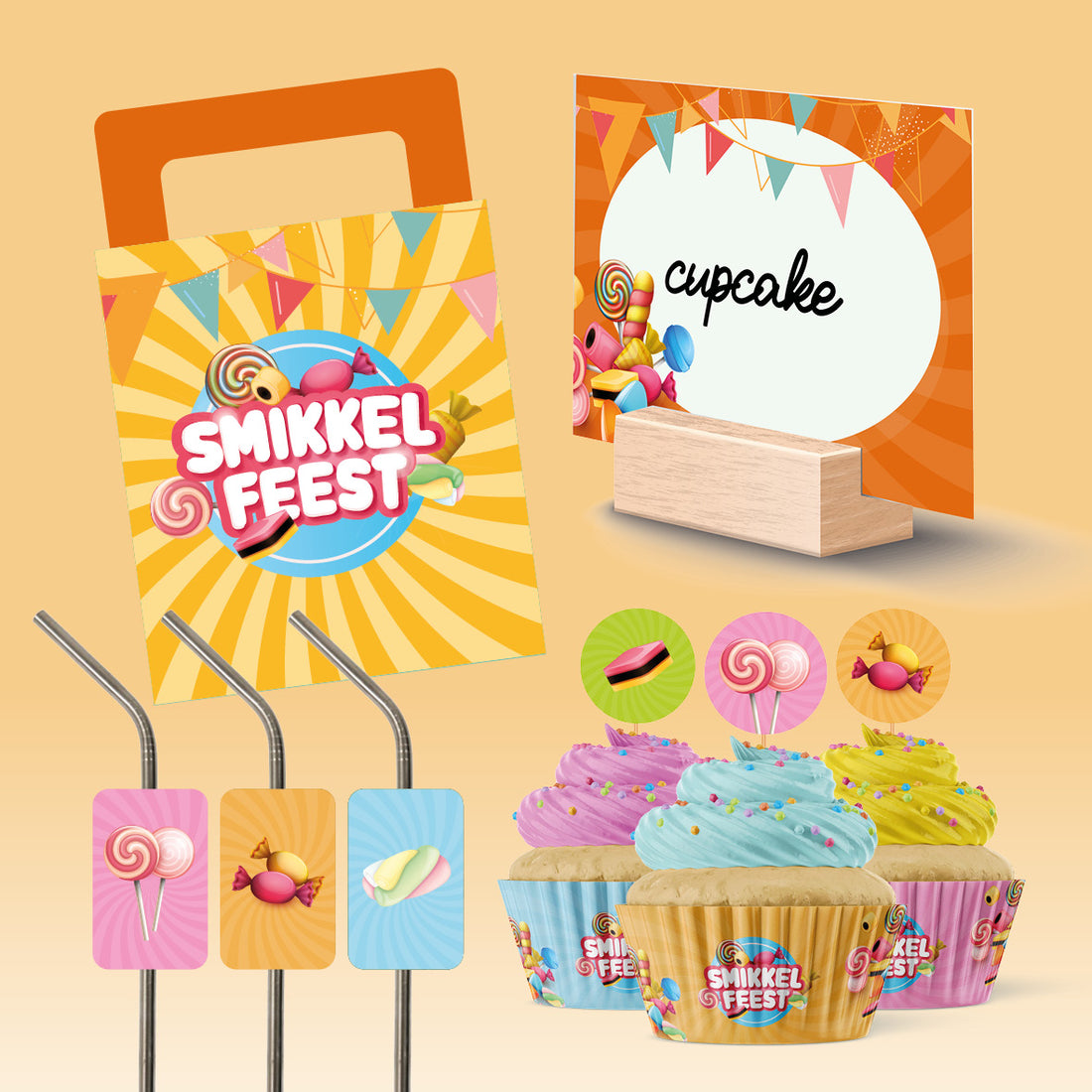 Versiering smikkelfeest (printable)