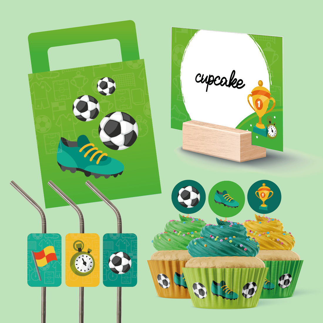 Versiering voetbalfeest (printable)