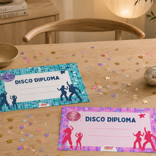 Disco diploma printpack