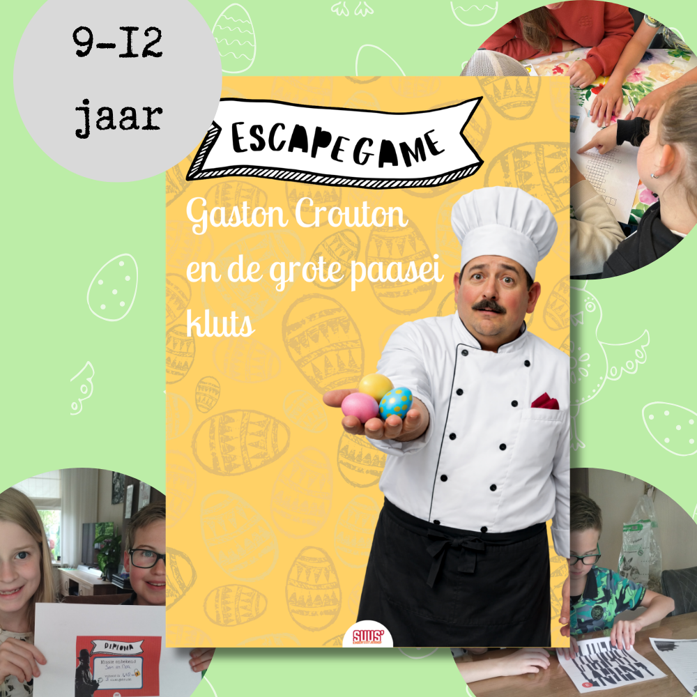 Paas escapegame, Gaston Crouton en de grote paasei kluts