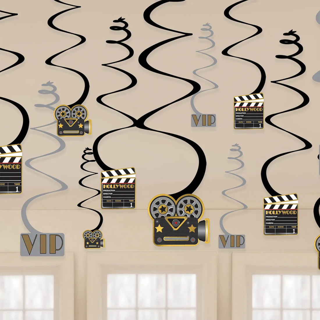 Golden glam hangers (set van 12)