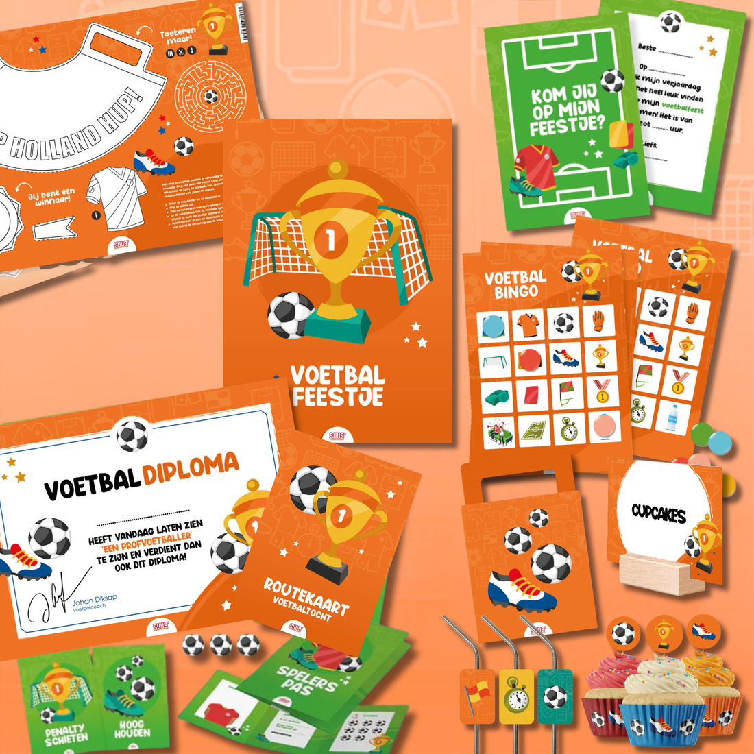 Voetbal Kinderfeestje, Compleet Pakket voor een Onvergetelijk Feest