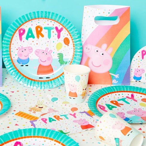Peppa pig traktatiezakjes (set van 8)