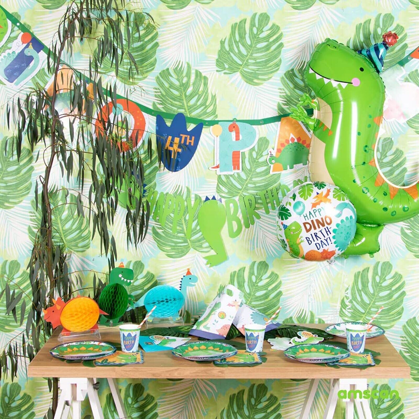Feestpakket happy dino, pakket voor 8 kinderen