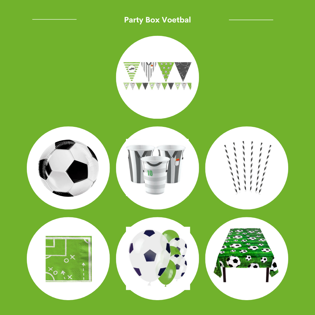 Feestpakket voetbal (8 kinderen)