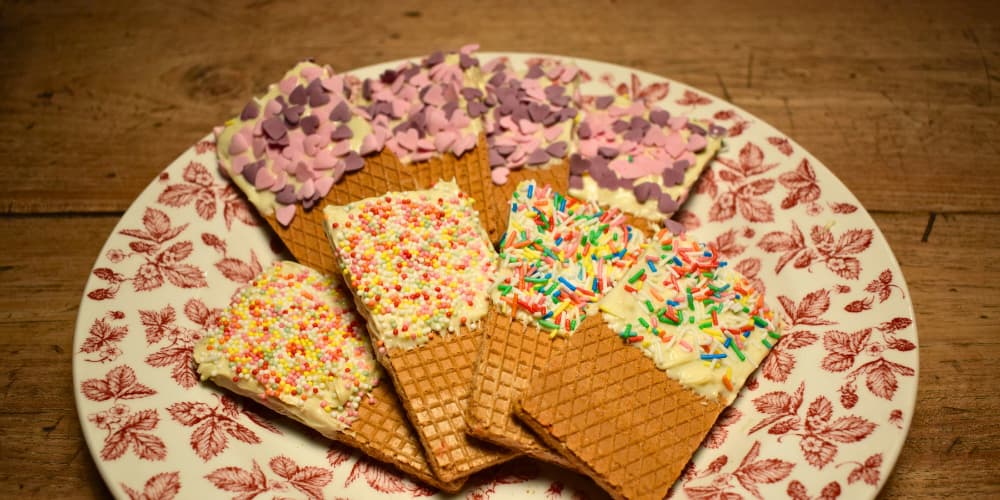 Traktaties voor Valentijnsdag maken: hartelijke wafeltjes
