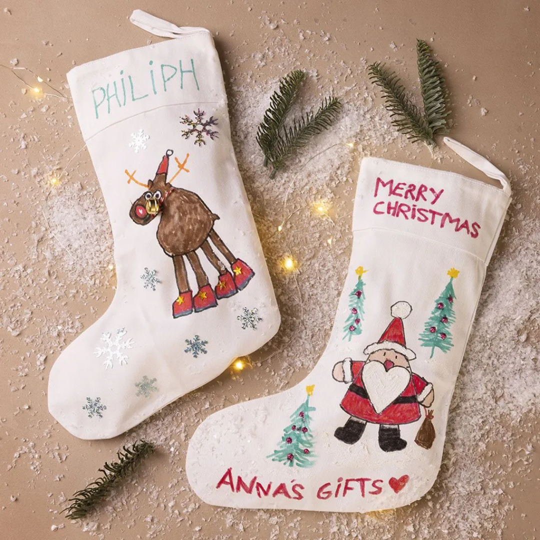 Knutselpakket kerstsok versieren