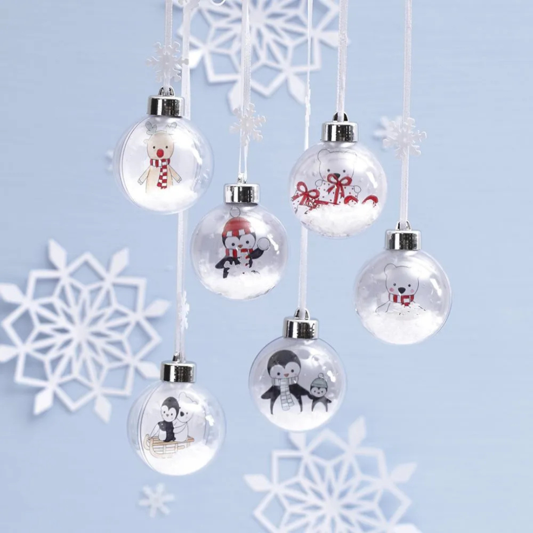 Knutselpakket kerstbal knutselen