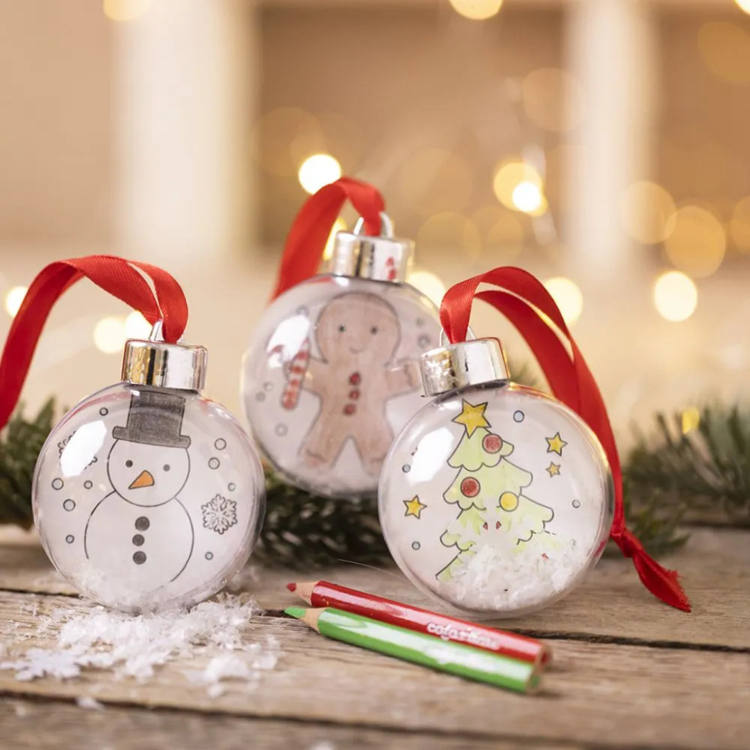 Knutselpakket kerstbal knutselen