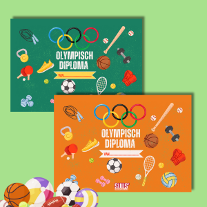 Olympische spelen diploma pack