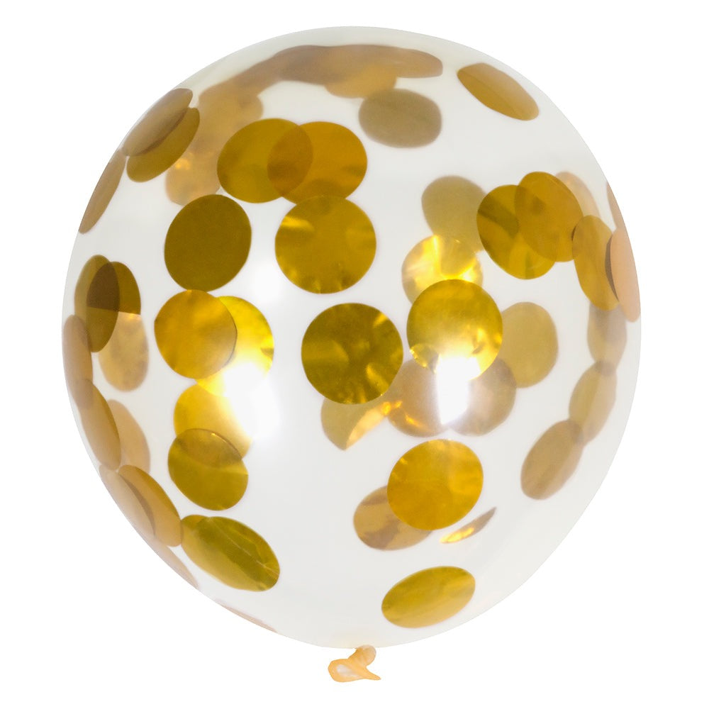 Golden glam ballonnen (5x)