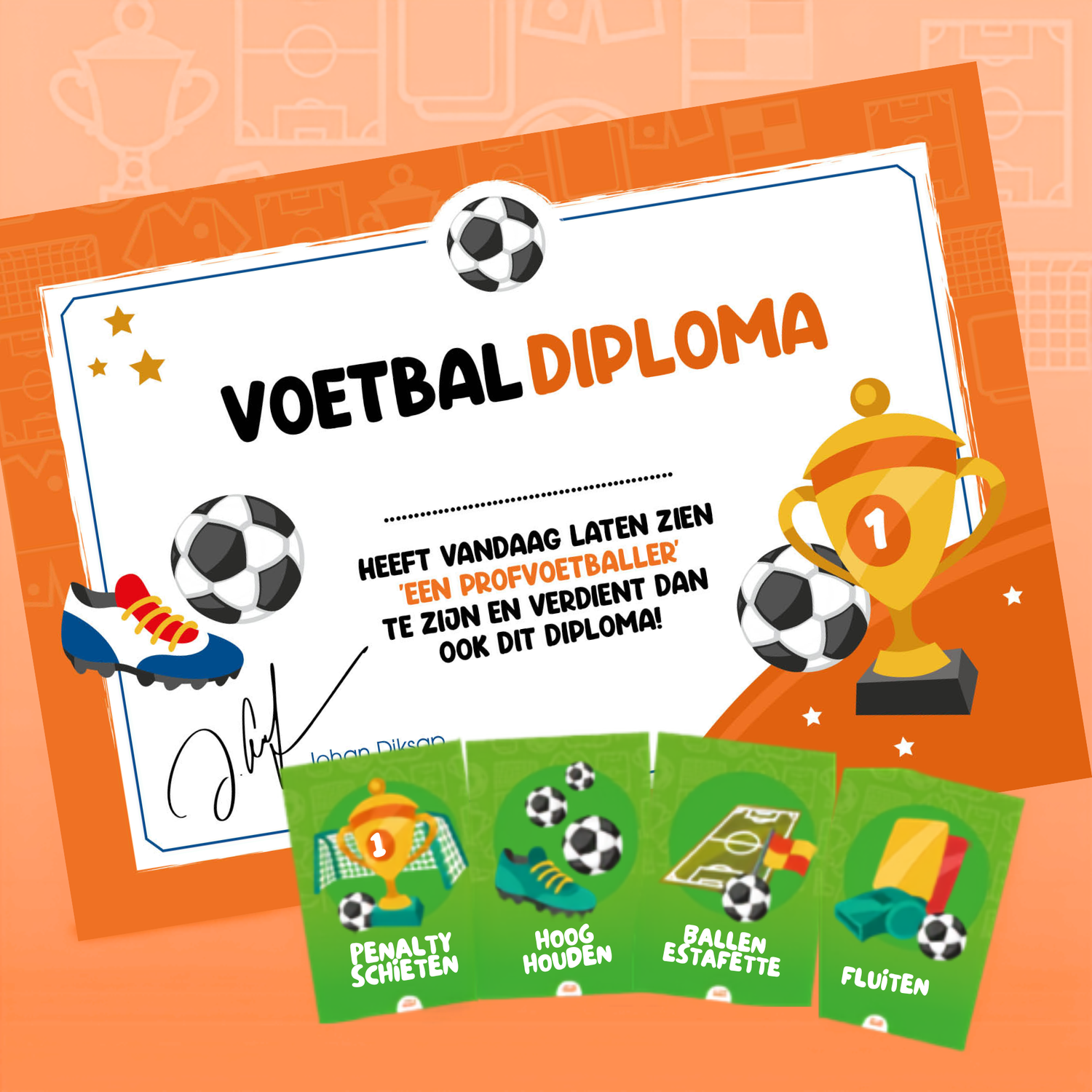 Voetbal speurtocht (5-9 jaar)