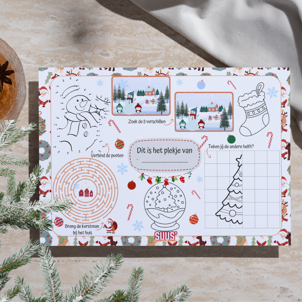 Kerst placemats