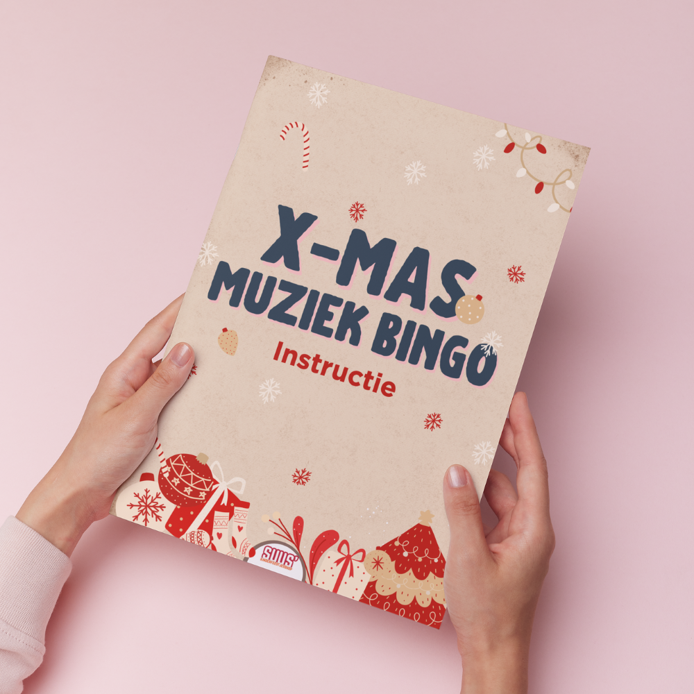 Kerst Muziek Bingo NL + EN – voor oudere kinderen &amp; volwassenen