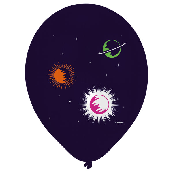 Ruimtereis ballonnen, 6 stuks