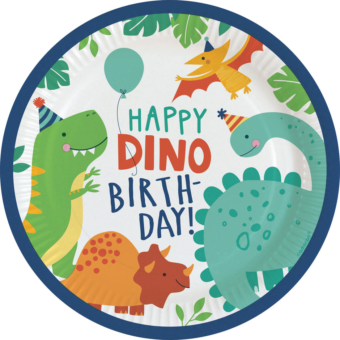 Dino party borden (8x)