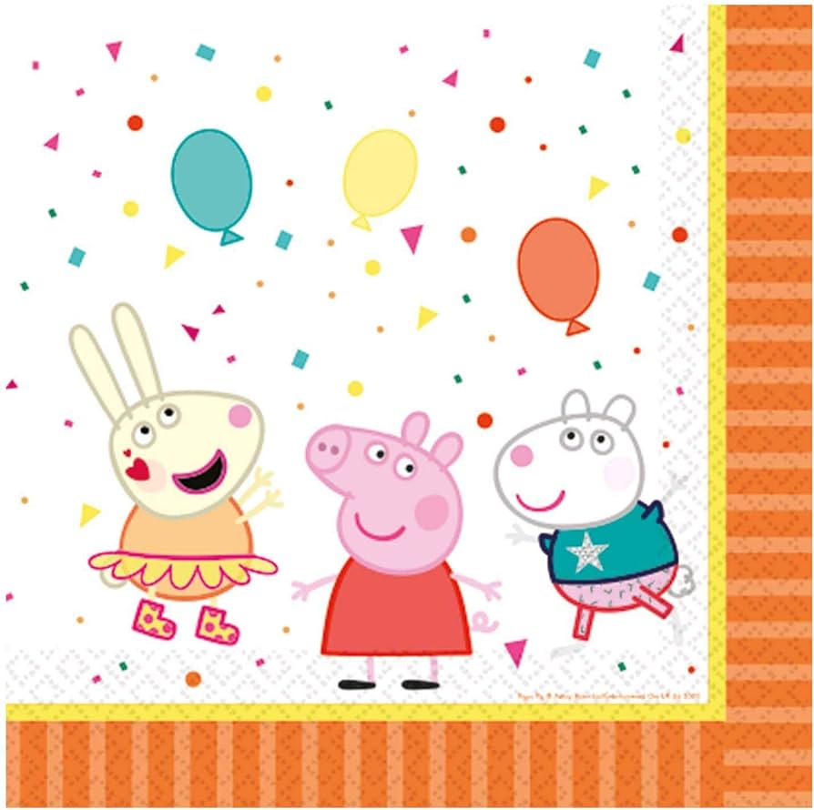 Peppa pig servetten (set van 16)