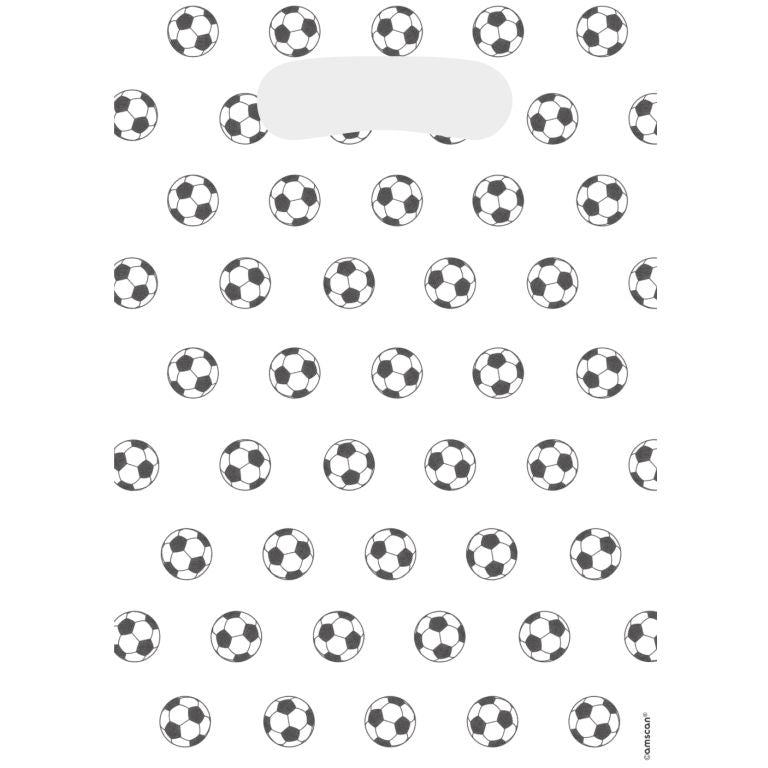Voetbal traktatiezakjes (set van 8)