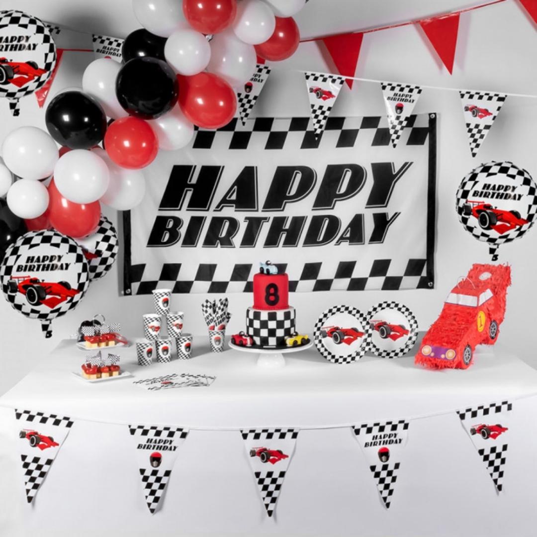 Feestpakket formule 1, pakket voor 8 kinderen