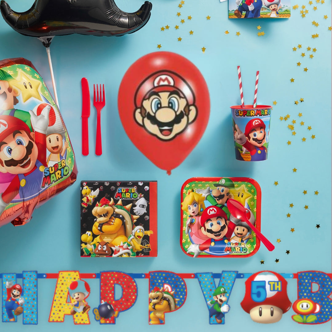 Feestpakket Super Mario (8 kinderen)
