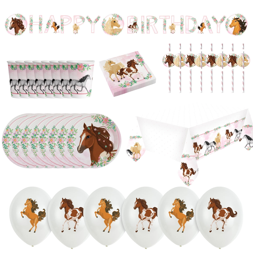 Feestpakket paarden (8 kinderen)