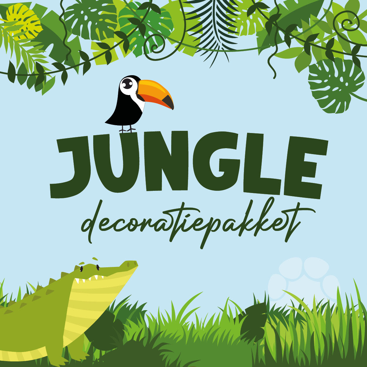 Versiering junglefeest (printable)