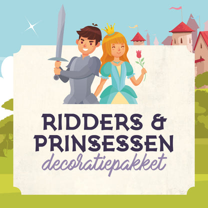Versiering ridders en prinsessenfeest (printable)