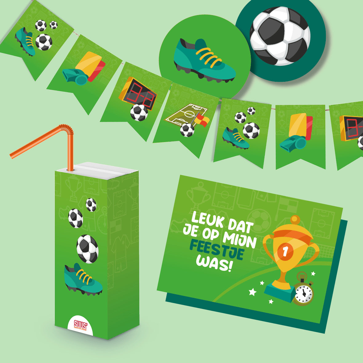 Versiering voetbalfeest (printable)