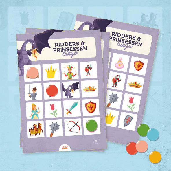 Bingo ridders en prinsessen
