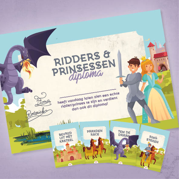 Ridders en prinsessen speurtocht (4-8 jaar)