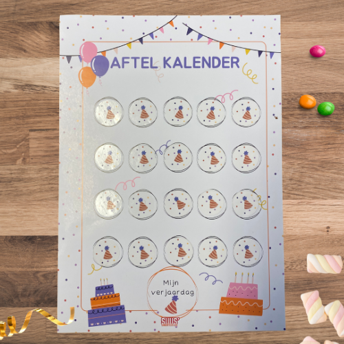Verjaardag aftelkalender