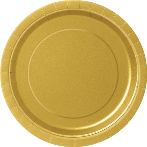 Golden glam borden (8x)