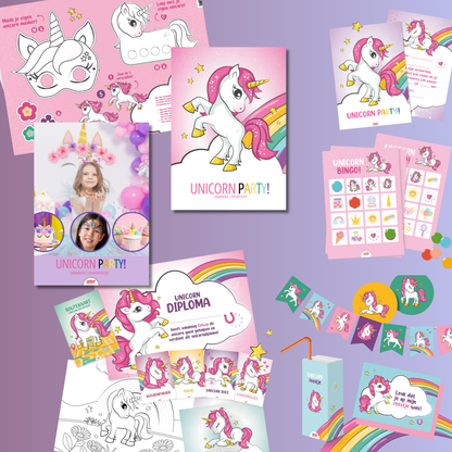 Compleet Unicorn Kinderfeestje – Alles-in-één Pakket voor een Magische Verjaardag