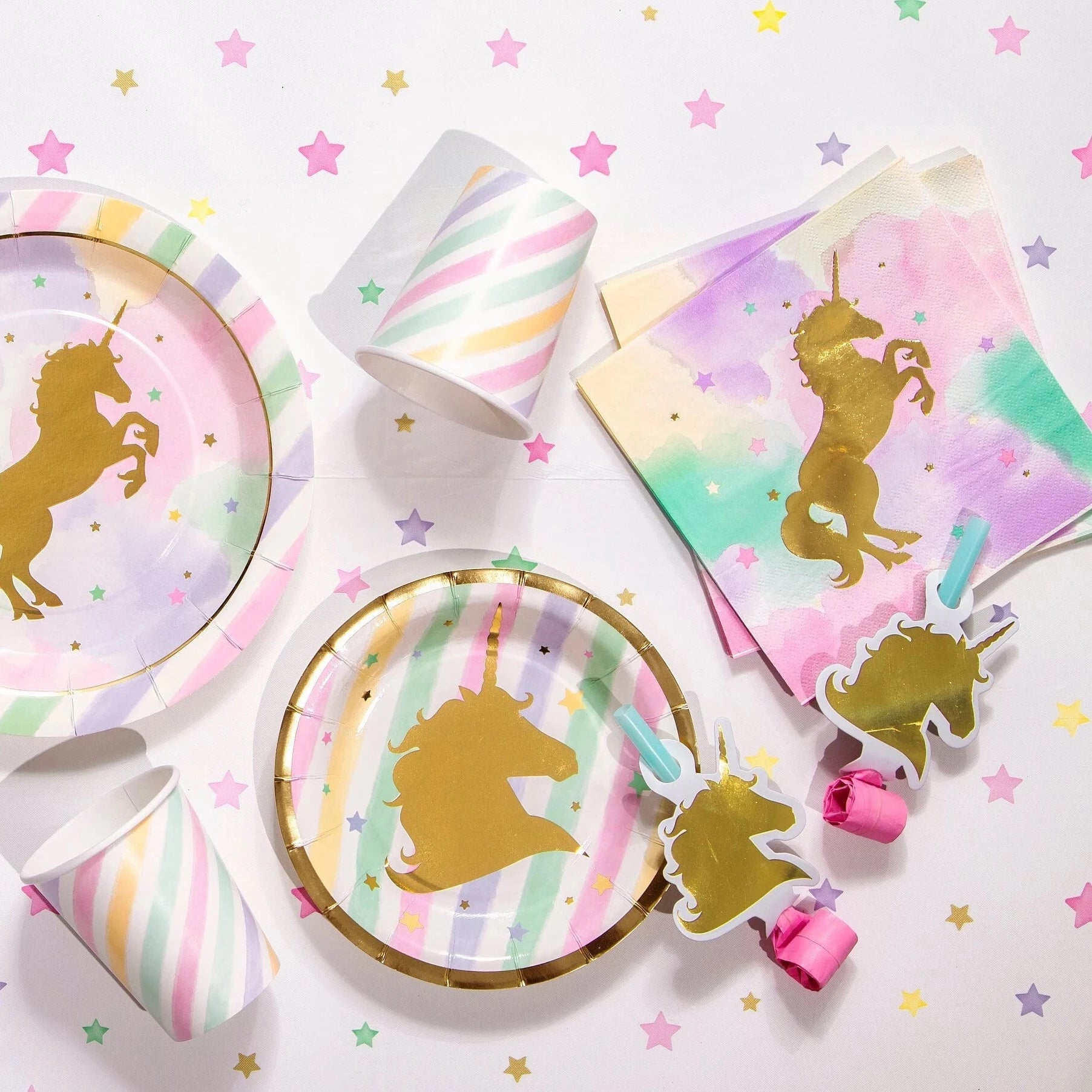 Feestpakket unicorn sparkle (8 kinderen)