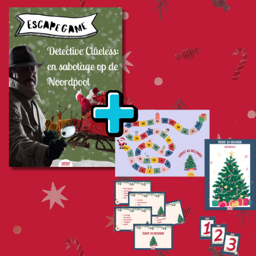 Kerst Escapegame – Detective Clueless en de Sabotage op de Noordpool