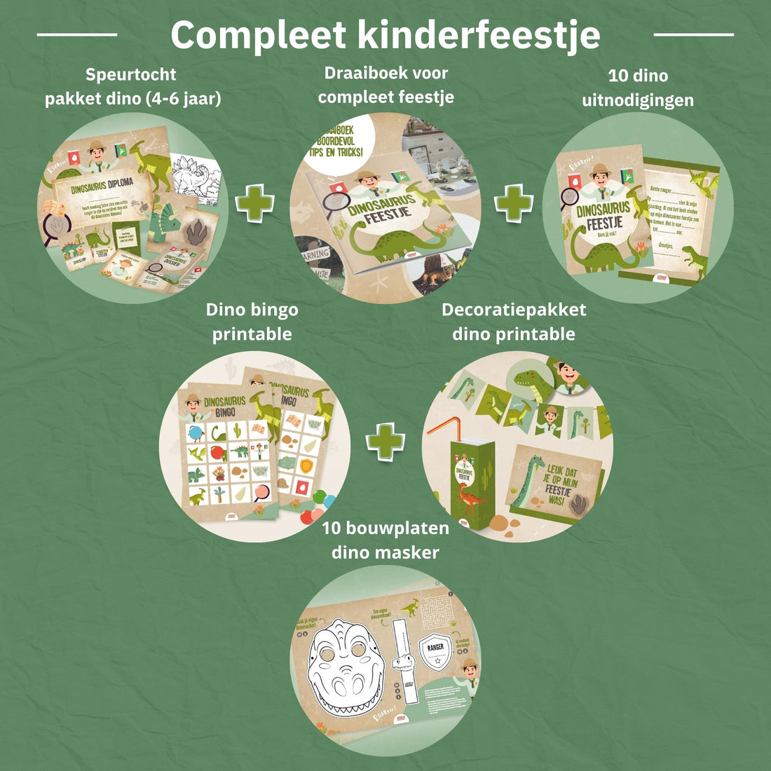 Dinosaurus kinderfeestje (4-7 jaar)
