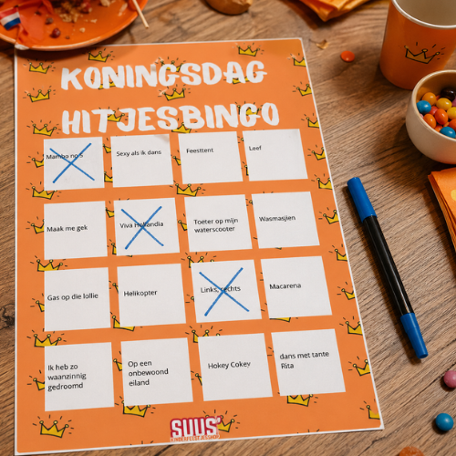 koningsdag muziekbingo