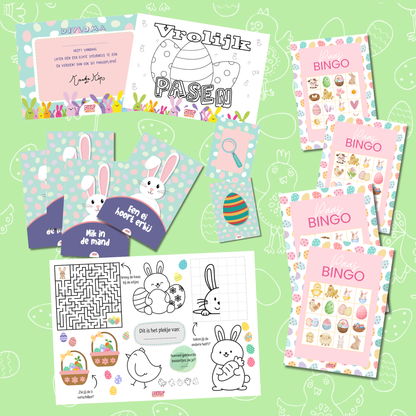 Paasspeurtocht,  Help Kaatje Kip haar eitjes vinden