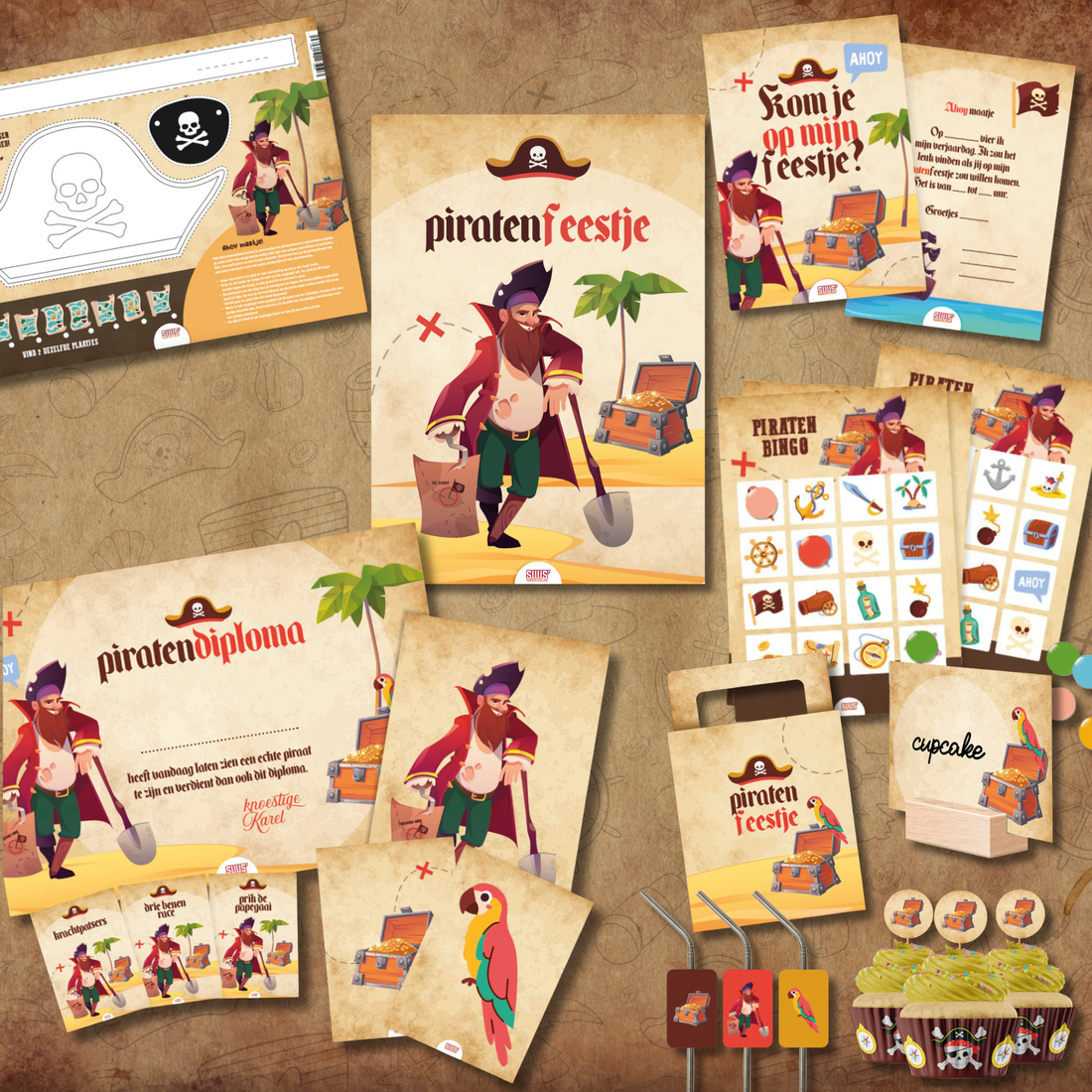 Piraten kinderfeestje (4-8 jaar)