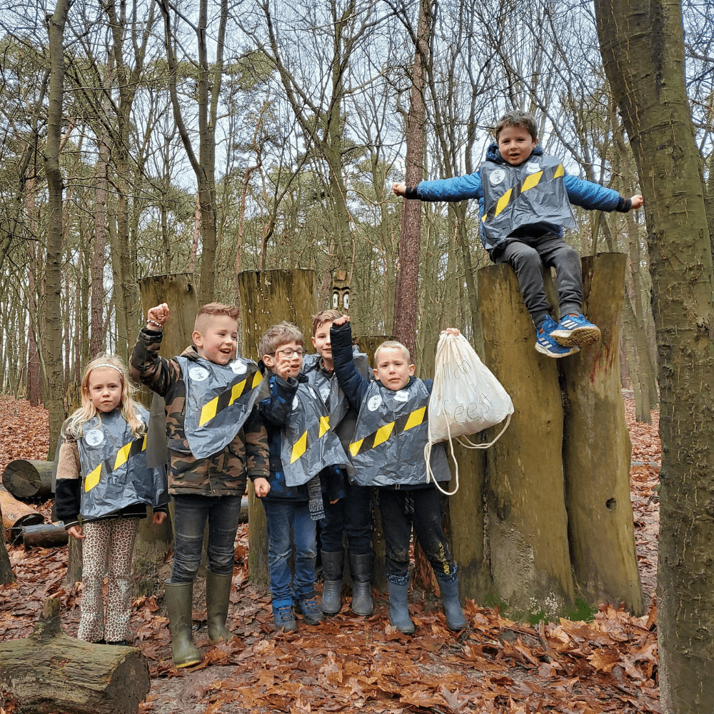 Politie en boeven speurtocht