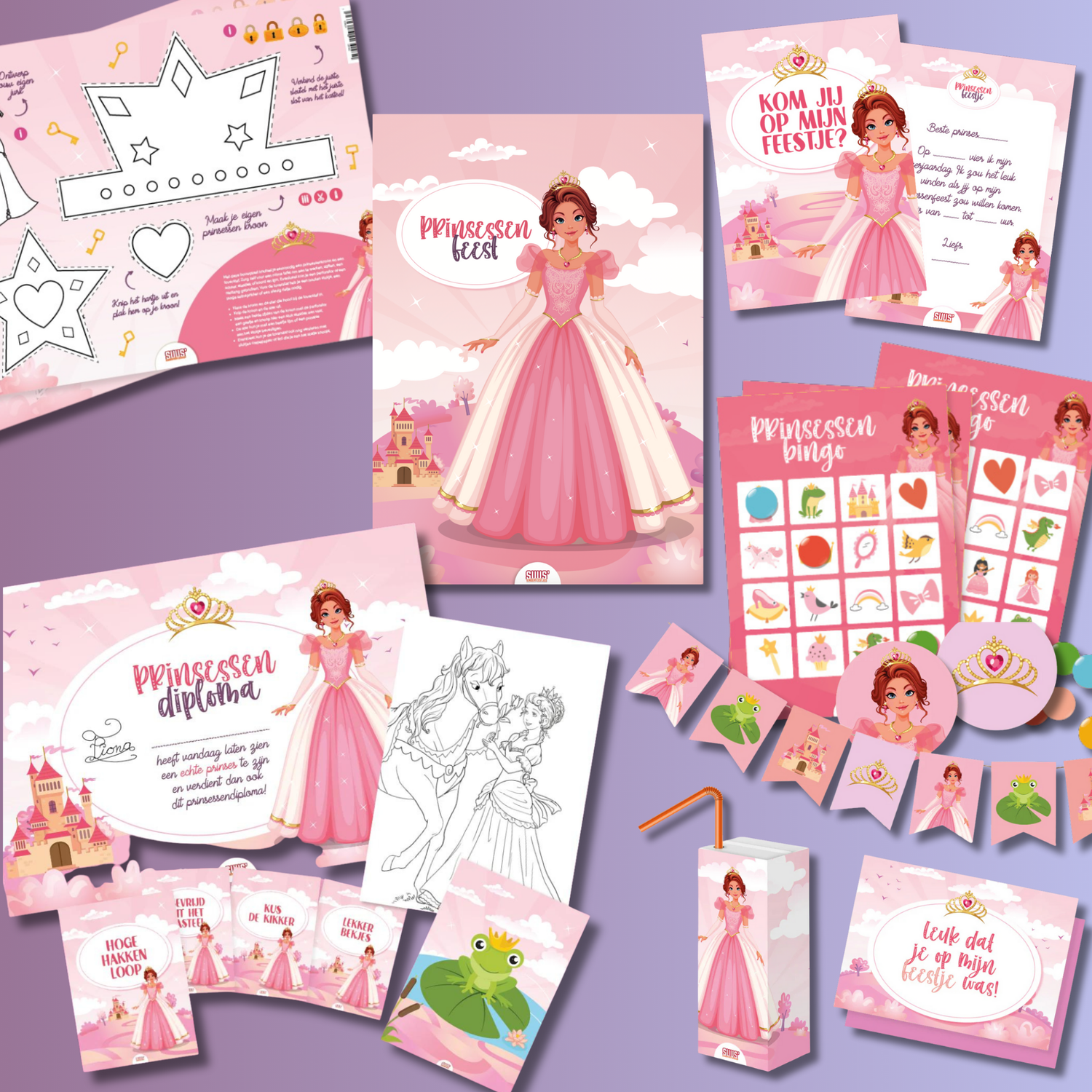 Prinsessen kinderfeestje (4-7 jaar)