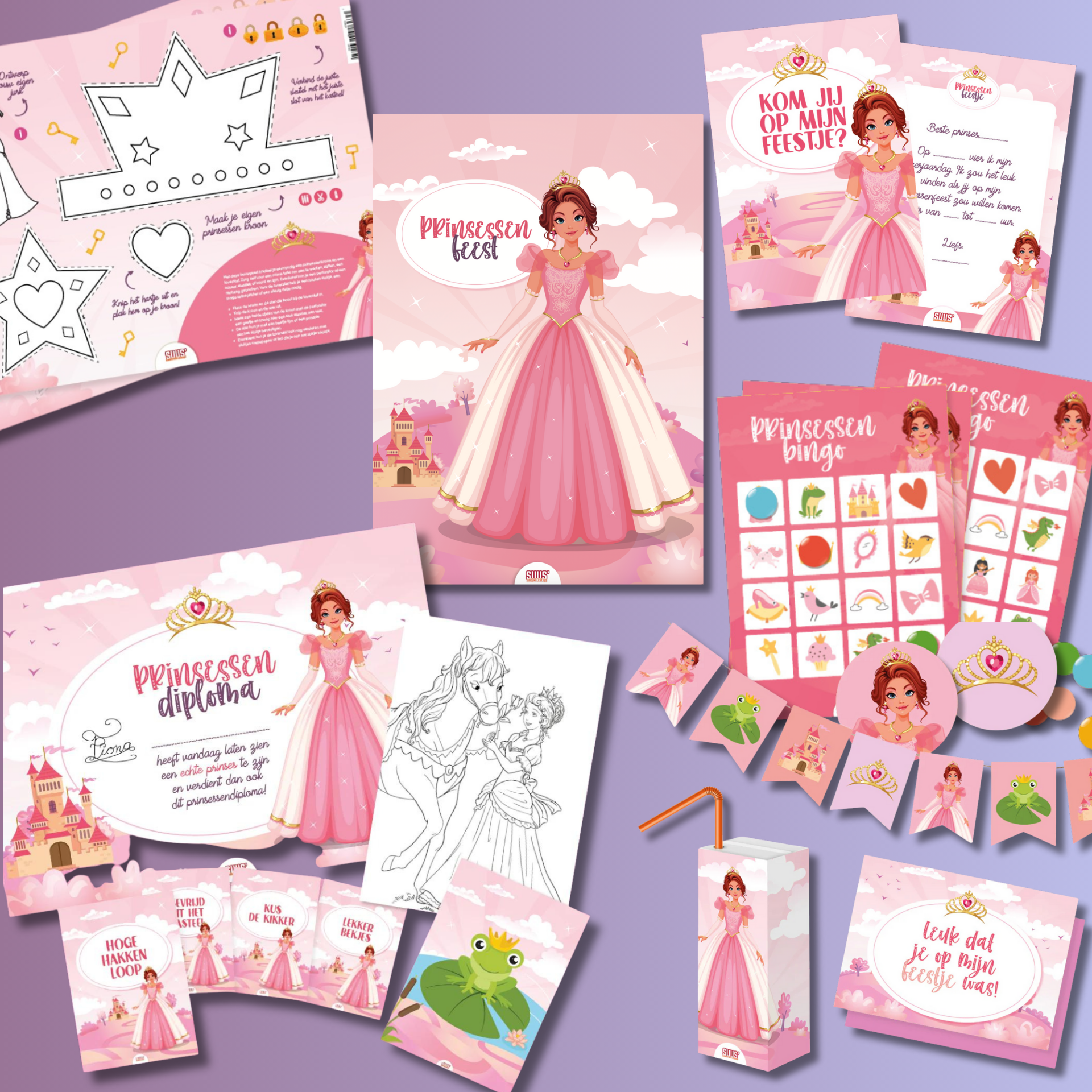 Prinsessen kinderfeestje (4-7 jaar)