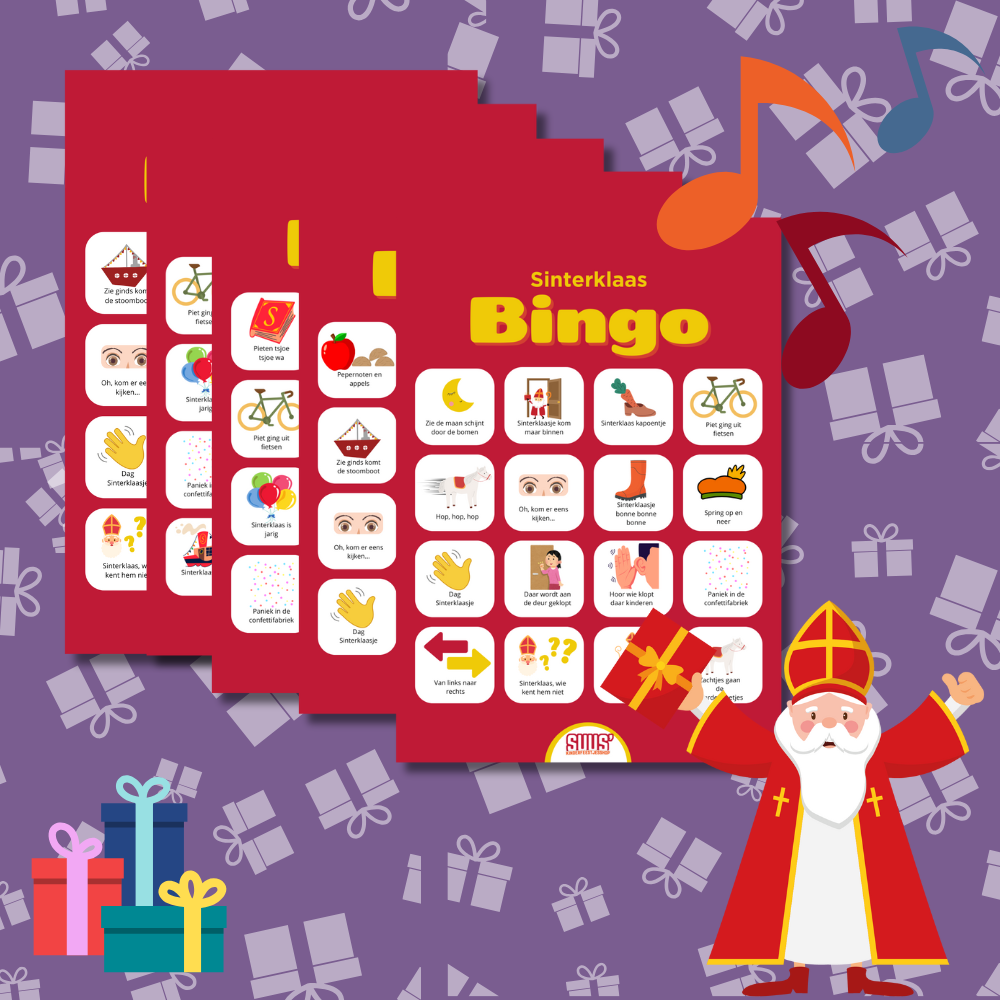 Sinterklaas muziek bingo